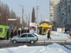 14.02.2006: A bus stop at Molodizhny